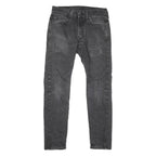 LEVI'S 512 Mens Jeans Black Classic Skinny Denim Medium W29 L26 Zip