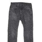 LEVI'S 512 Mens Jeans Black Classic Skinny Denim Medium W29 L26 Zip