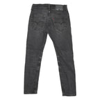 LEVI'S 512 Mens Jeans Black Classic Skinny Denim Medium W29 L26 Zip