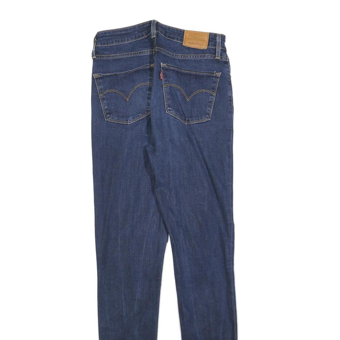 LEVI'S 721 Womens Slim Skinny Denim Medium W27 L32 Zip Cotton Blend Jeans