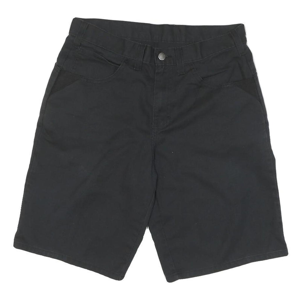 DICKIES Mens Black Casual Cotton Blend Shorts L W32 Workwear Pockets