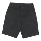 DICKIES Mens Black Casual Cotton Blend Shorts L W32 Workwear Pockets