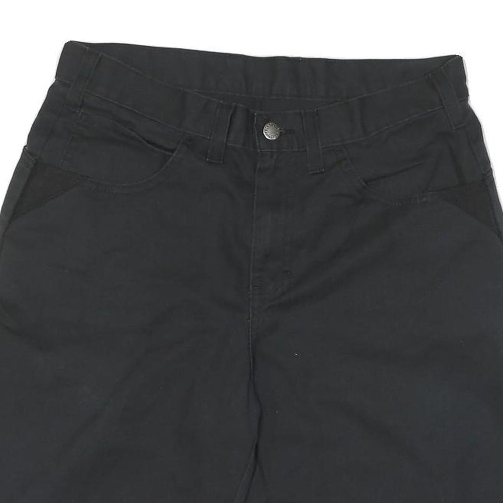 DICKIES Mens Black Casual Cotton Blend Shorts L W32 Workwear Pockets