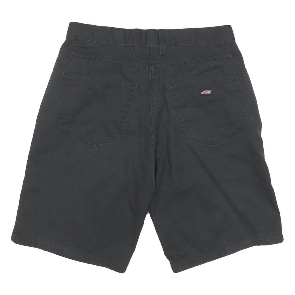 DICKIES Mens Black Casual Cotton Blend Shorts L W32 Workwear Pockets