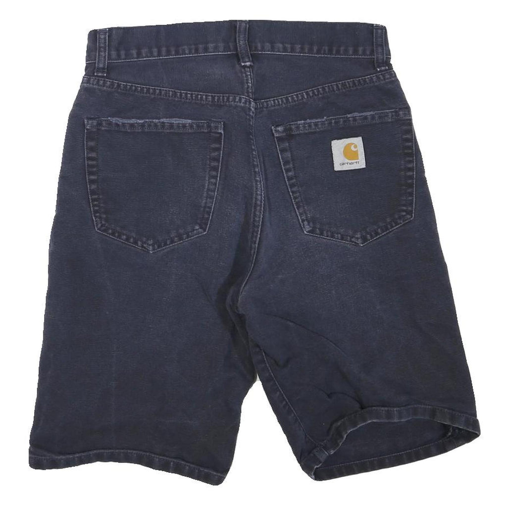 CARHARTT Mens Shorts Blue Regular S W28 Classic Cotton Blend Denim Casual
