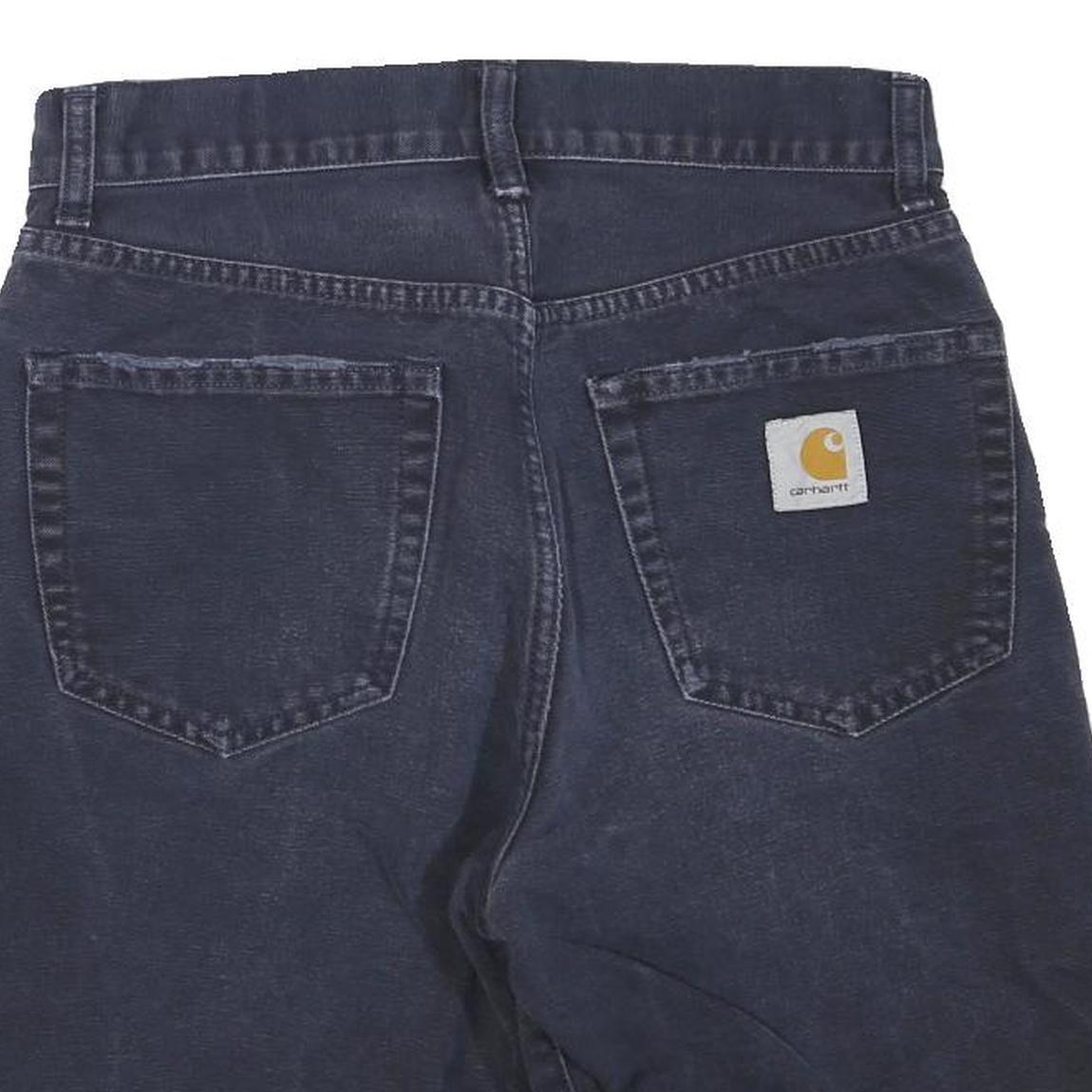 CARHARTT Mens Shorts Blue Regular S W28 Classic Cotton Blend Denim Casual