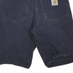 CARHARTT Mens Shorts Blue Regular S W28 Classic Cotton Blend Denim Casual