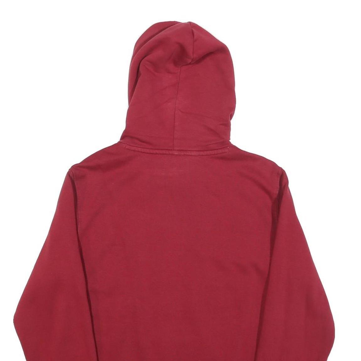 CHAMPION Mens Red Pullover Hoodie S Cotton Blend Casual Sportswear