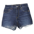 LEVI'S Womens Denim Blue Cut-Off Shorts XXS W23 Raw Hem Casual