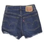 LEVI'S Womens Denim Blue Cut-Off Shorts XXS W23 Raw Hem Casual