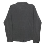 CALVIN KLEIN PERFORMANCE Womens Grey Zip Jacket L Polyester Plain Fitness