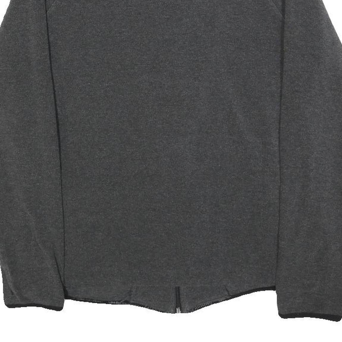 CALVIN KLEIN PERFORMANCE Womens Grey Zip Jacket L Polyester Plain Fitness