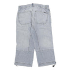 RODI Mens Shorts Blue Casual Relaxed M W32 Patchwork Cotton