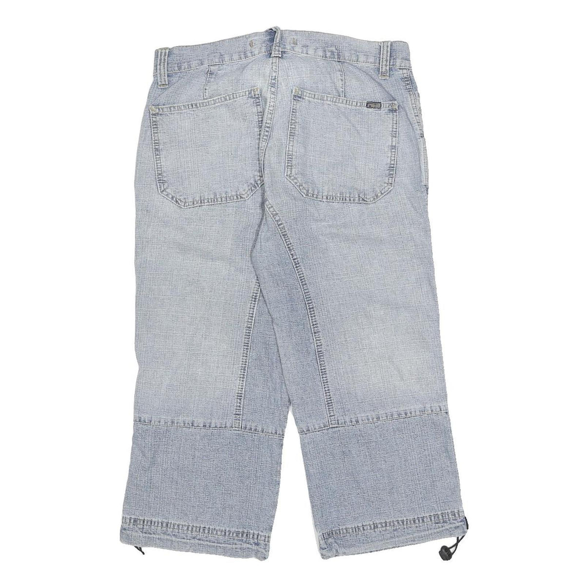 RODI Mens Shorts Blue Casual Relaxed M W32 Patchwork Cotton
