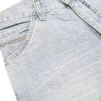 RODI Mens Shorts Blue Casual Relaxed M W32 Patchwork Cotton