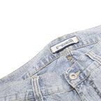 RODI Mens Shorts Blue Casual Relaxed M W32 Patchwork Cotton