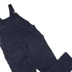 CARHARTT Womens Navy Blue Lined Dungarees Regular Cotton Blend XL W42 L29