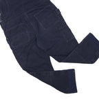 CARHARTT Womens Navy Blue Lined Dungarees Regular Cotton Blend XL W42 L29