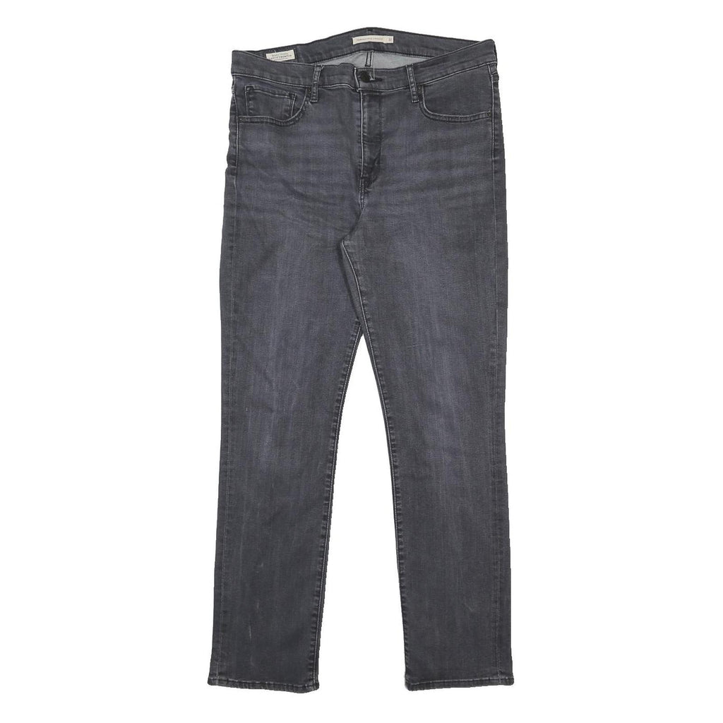 LEVI'S 724 BIG E Womens Jeans Grey Regular Straight Denim Rinse W32 L30 Stretch