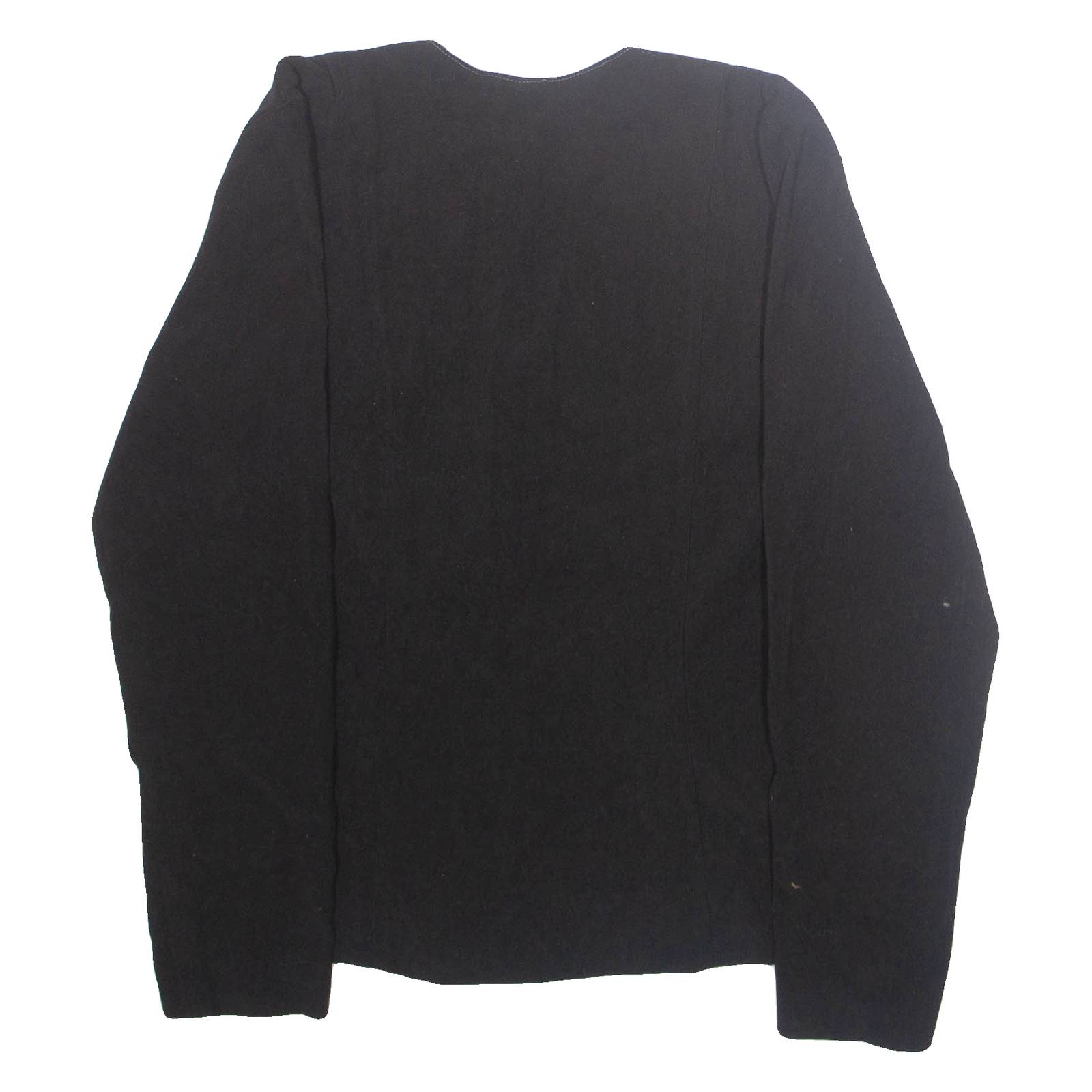 Womens Blazer Jacket Black Velvet M