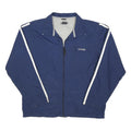 NIKE Mens Blue Jacket M Polyester Blend Plain Zip Lightweight Sport Casual