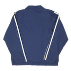 NIKE Mens Blue Jacket M Polyester Blend Plain Zip Lightweight Sport Casual