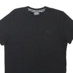 SUPERDRY Mens Black Graphic T-Shirt XL Short Sleeve Crew Neck Cotton Blend