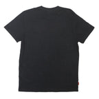SUPERDRY Mens Black Graphic T-Shirt XL Short Sleeve Crew Neck Cotton Blend