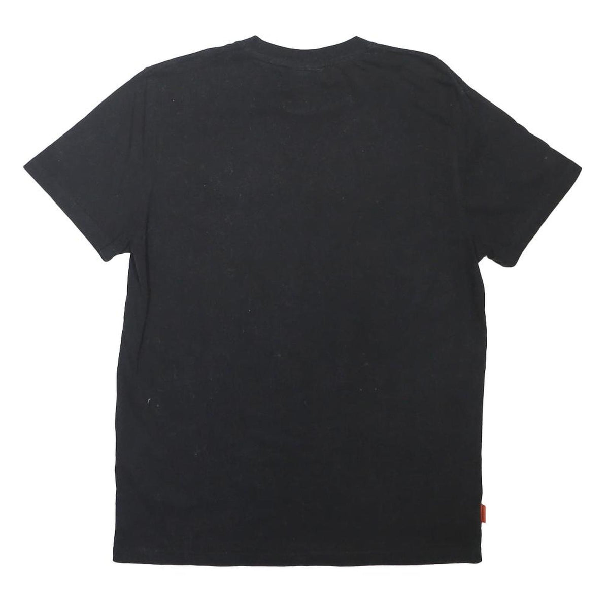 SUPERDRY Mens Black Graphic T-Shirt XL Short Sleeve Crew Neck Cotton Blend