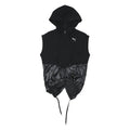 PUMA Womens Black Sleeveless Hoodie XS Polyester Blend Gym Activewear