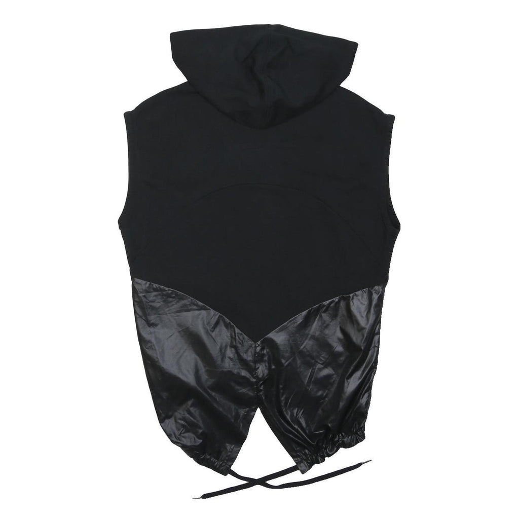 PUMA Womens Black Sleeveless Hoodie XS Polyester Blend Gym Activewear