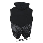 PUMA Womens Black Sleeveless Hoodie XS Polyester Blend Gym Activewear
