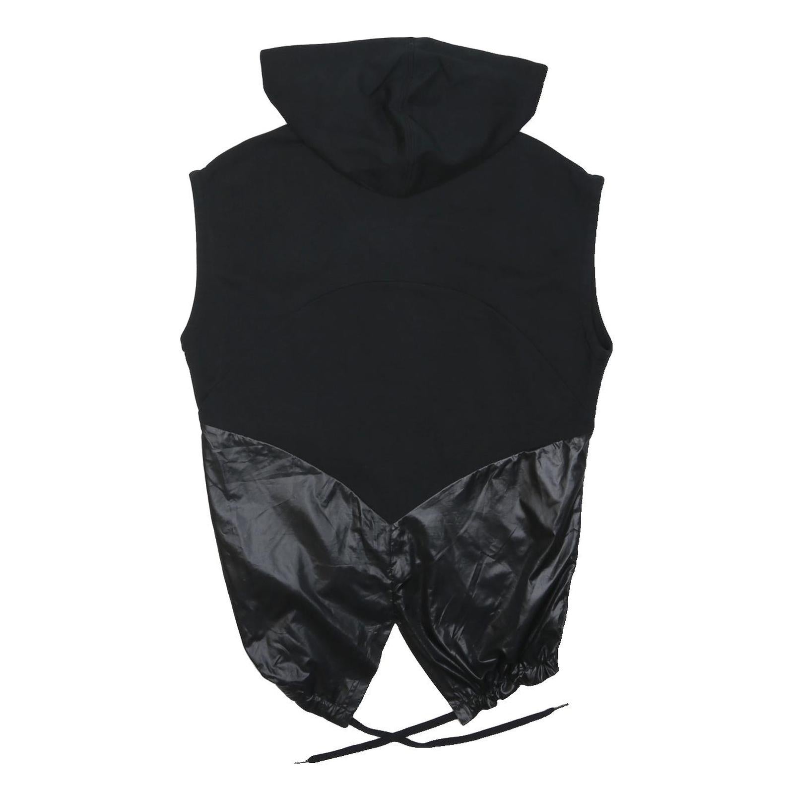 PUMA Womens Black Sleeveless Hoodie XS Polyester Blend Gym Activewear
