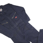 DICKIES Mens Blue Dungarees Regular Cotton Blend Plain Size L W36 L30 Workwear