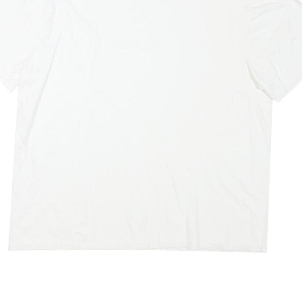 DICKIES Mens White Classic T-Shirt L Short Sleeve Crew Neck Plain Essential