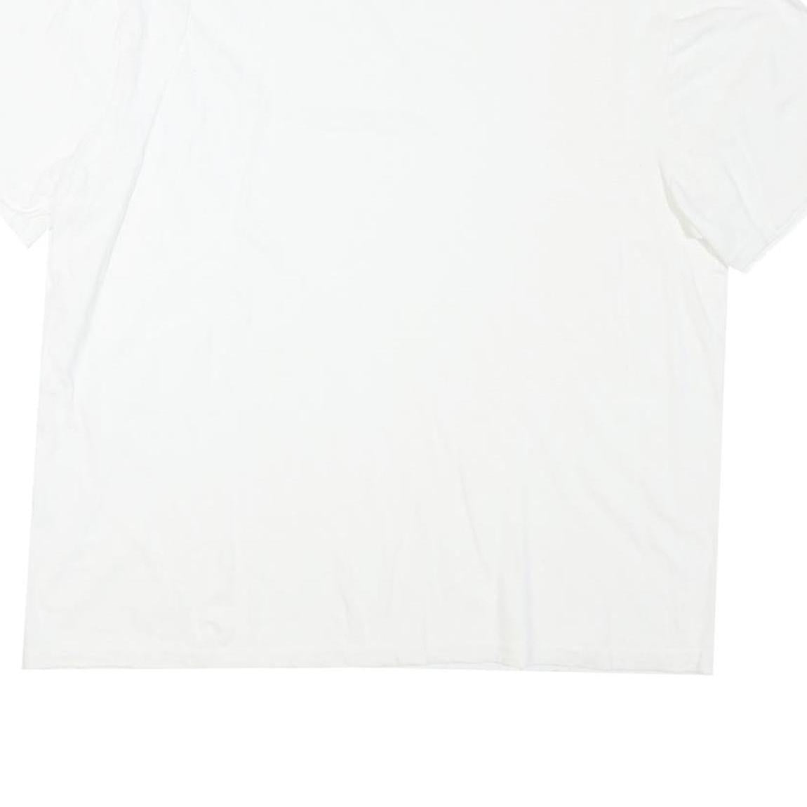 DICKIES Mens White Classic T-Shirt L Short Sleeve Crew Neck Plain Essential