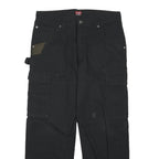 WRANGLER Mens Black Regular Fit Cargo Trousers W34 L30 Workwear Utility Pants