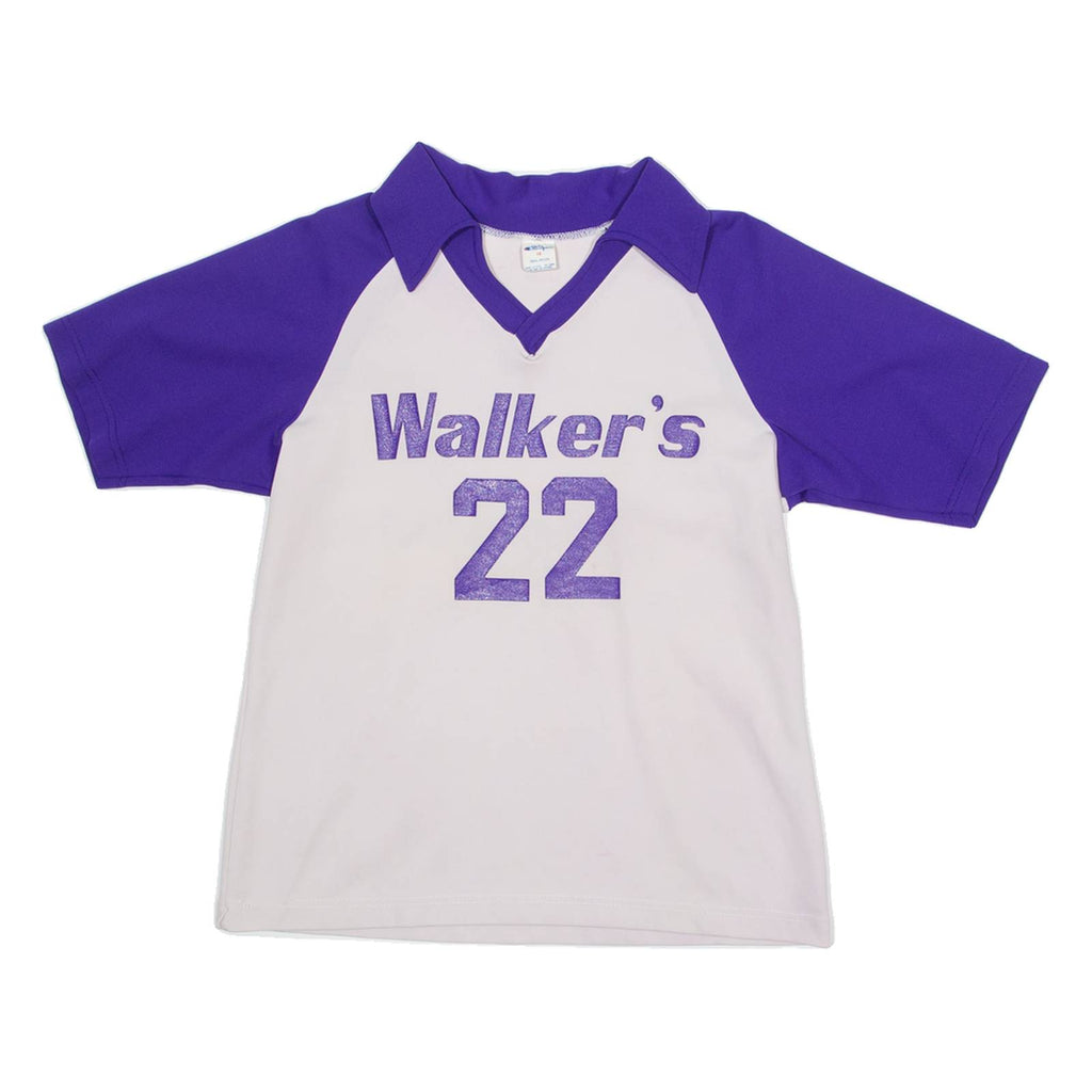 CHAMPION Lady 22 Collared Womens Jersey Grey USA Nylon UK 16