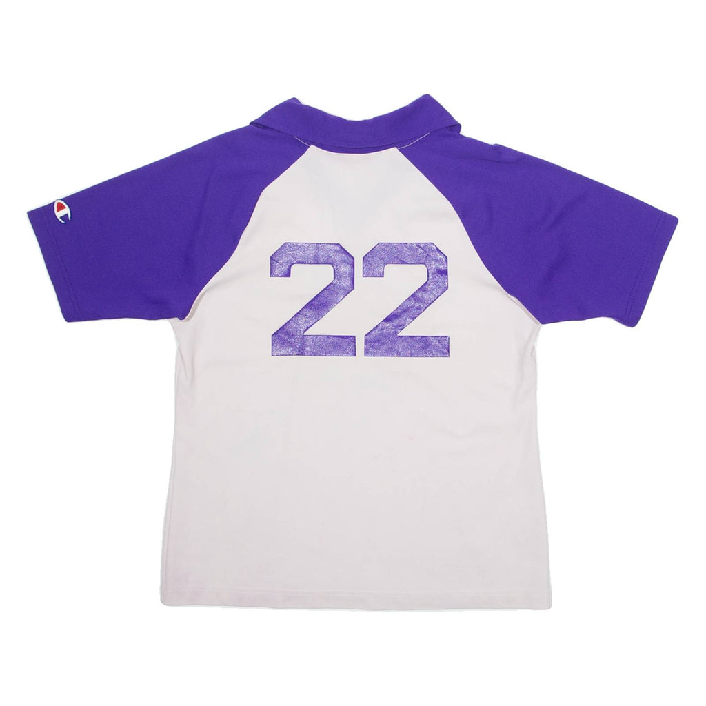 CHAMPION Lady 22 Collared Womens Jersey Grey USA Nylon UK 16