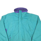 OSH KOSH Mens Blue & Purple Classic Jacket M Polyester Blend Zip Pockets