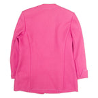 WEINBERG Womens Blazer Jacket Pink Wool M