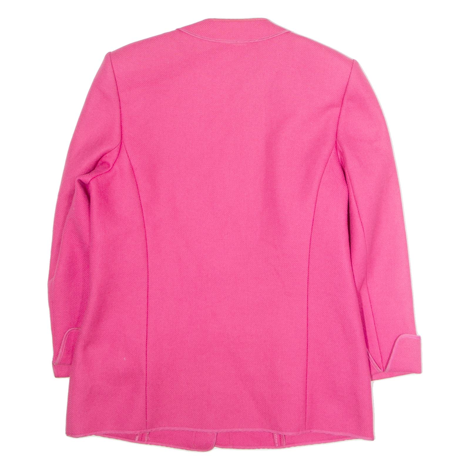 WEINBERG Womens Blazer Jacket Pink Wool M