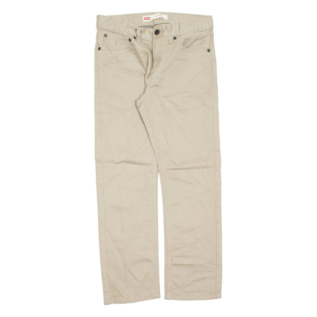 LEVI'S 511 Womens Jeans Beige Slim Straight W28 L28