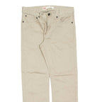 LEVI'S 511 Womens Jeans Beige Slim Straight W28 L28