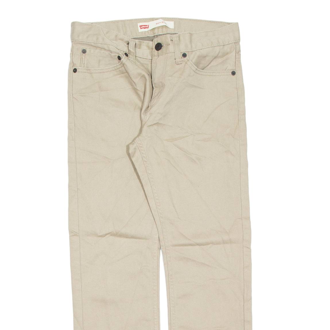 LEVI'S 511 Womens Jeans Beige Slim Straight W28 L28