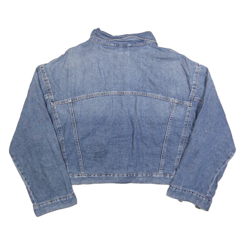 LEVI'S Womens Blue Denim Jacket M Cotton Classic Button Closure Casual Denim