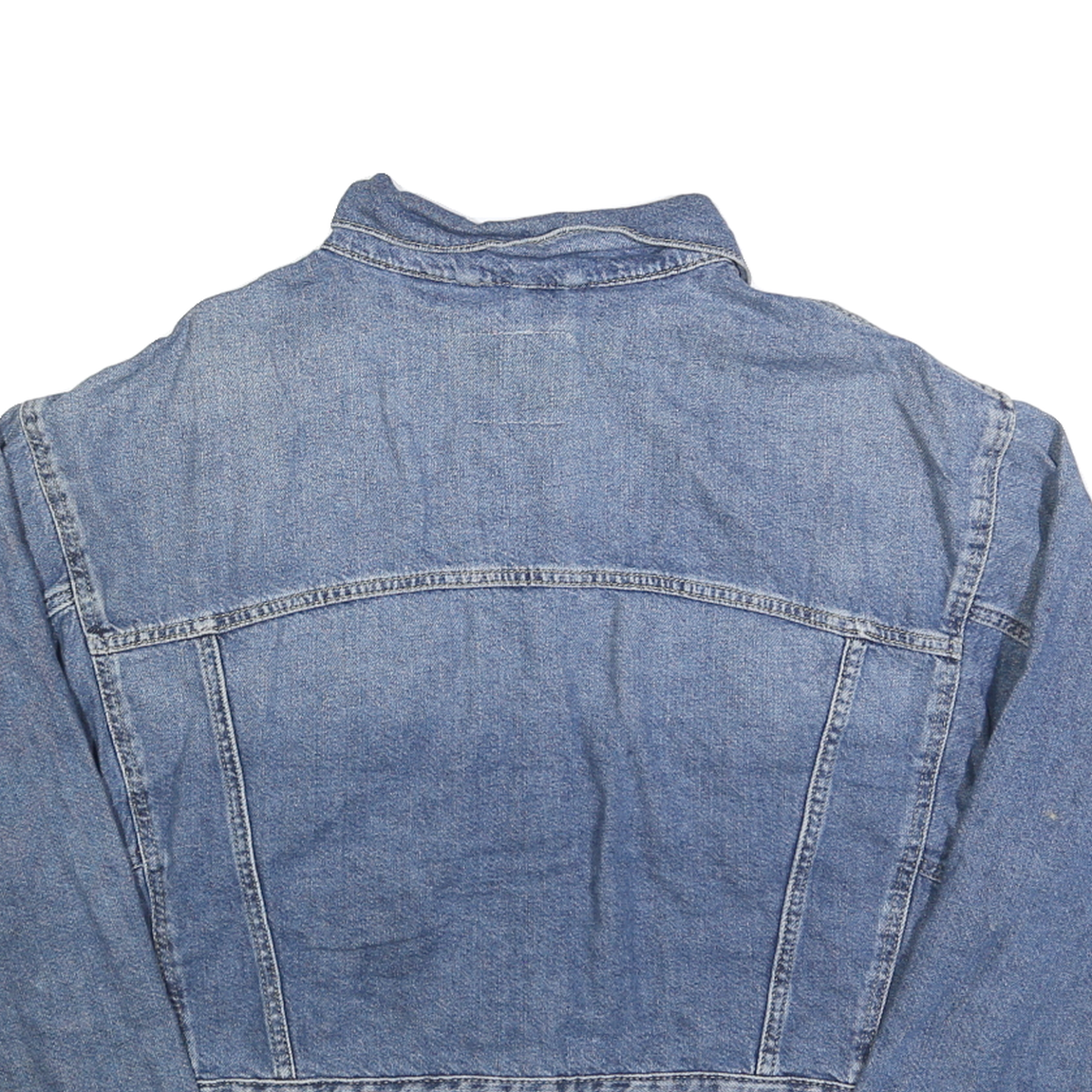 LEVI'S Womens Blue Denim Jacket M Cotton Classic Button Closure Casual Denim