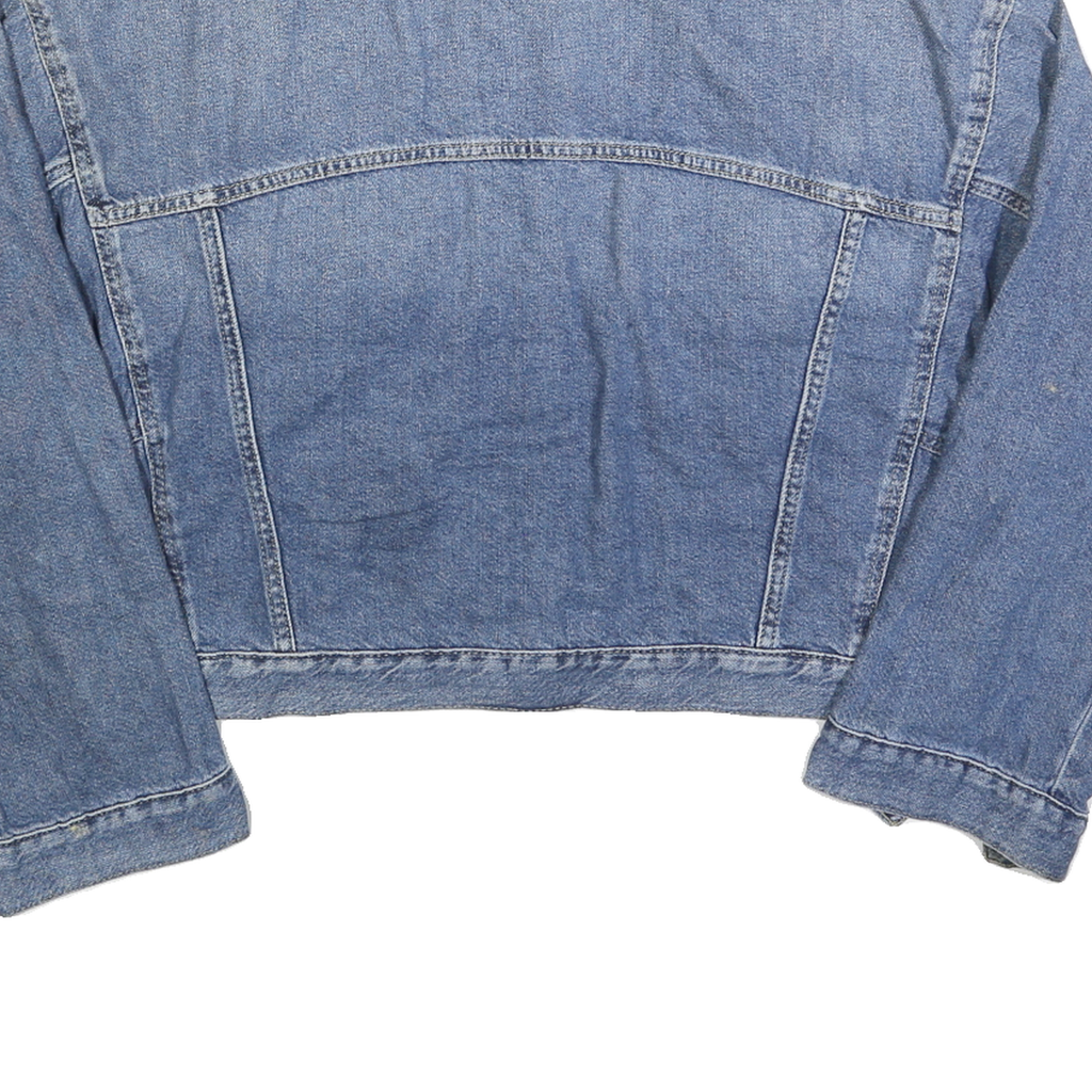 LEVI'S Womens Blue Denim Jacket M Cotton Classic Button Closure Casual Denim