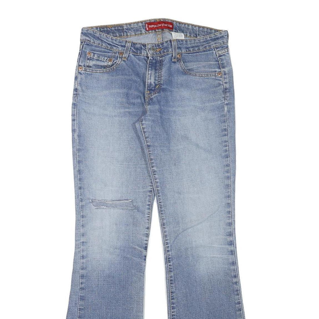 LEVI'S Womens Jeans Blue Regular Flared Denim Medium W30 L32 Classic Denim Pant