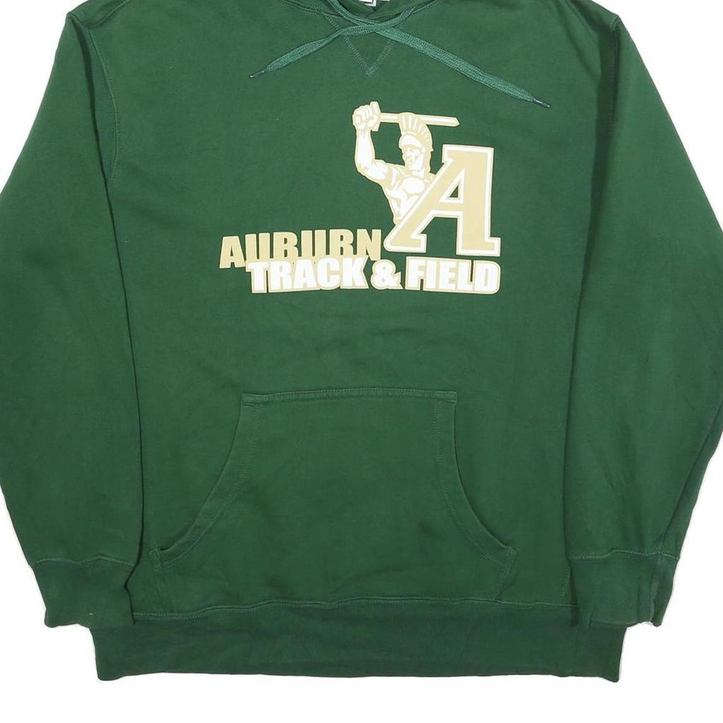 EASTBAY Mens Green Auburn Track & Field Hoodie XL Cotton Blend Pullover